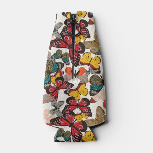 Retroflorpatroon 3 flesjeskoeler (Achterkant)