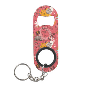 Retroflorpatroon 3 mini flessenopener