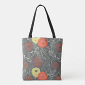 Retroflorpatroon 3 tote bag (Achterkant)