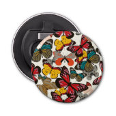 Retroflorpatroon 5 button flesopener (Voorkant)