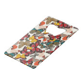 Retroflorpatroon 5 creditkaart flessenopener (Achterkant Gekanteld)