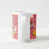 Retroflorpatroon 7 grote koffiekop (Achterkant)