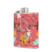 Retroflorpatroon 7 heupfles (Links)