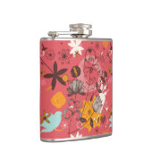 Retroflorpatroon 7 heupfles (Rechts)