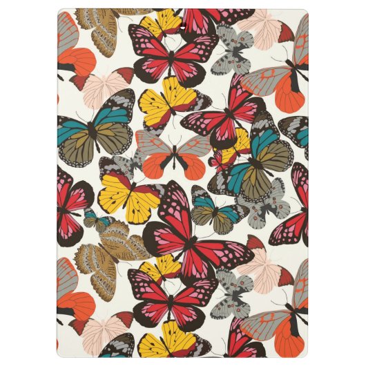 Retroflorpatroon 7 klembord (Achterkant)