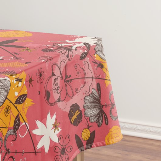 Retroflorpatroon 7 tafelkleed (Voorbeeld)