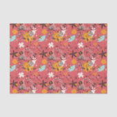 Retroflorpatroon 7 tissuepapier (Voorkant)