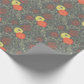 Retroflorpatroon Cadeaupapier (Hoek)