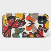 Retroflorpatroon Case-Mate iPhone Case (Achterkant (horizontaal))