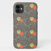 Retroflorpatroon Case-Mate iPhone Case (Achterkant)