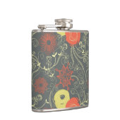 Retroflorpatroon Heupfles (Rechts)