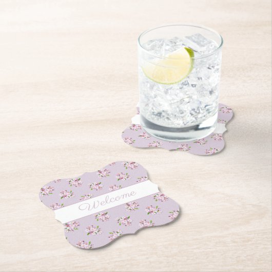 Retroflorpatroon Kartonnen Onderzetters (Insitu)