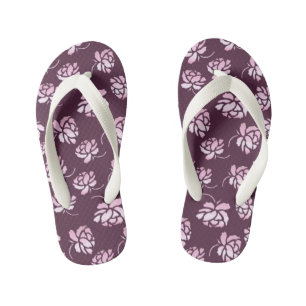Retroflorpatroon Kinder Teenslippers