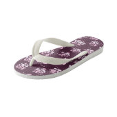 Retroflorpatroon Kinder Teenslippers (Schuin)