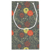 Retroflorpatroon Klein Cadeauzakje (Achterkant)