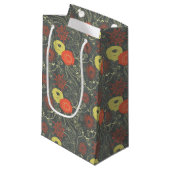 Retroflorpatroon Klein Cadeauzakje (Voorkant Gekanteld)