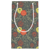 Retroflorpatroon Klein Cadeauzakje (Voorkant)