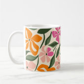Retroflorpatroon Koffiemok (Links)