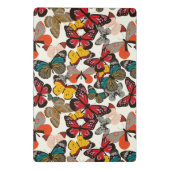 Retroflorpatroon Mini Klembord (Achterkant)