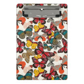 Retroflorpatroon Mini Klembord (Voorkant)