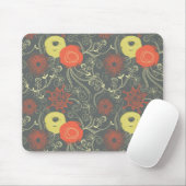 Retroflorpatroon Muismat (Met muis)