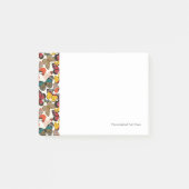 Retroflorpatroon Post-it® Notes (Voorkant)