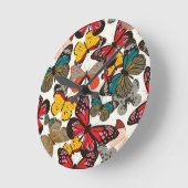 Retroflorpatroon Ronde Klok (Hoek)