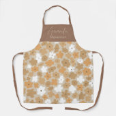 Retroflorpatroon Schort (Voorkant)