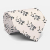 Retroflorpatroon Stropdas (Opgerold)