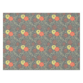 Retroflorpatroon Tafelkleed (Voorkant (Horizontaal))