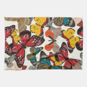 Retroflorpatroon Theedoek (Horizontaal)