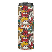 Retroflorpatroon Thermosbeker (Achterkant)