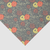 Retroflorpatroon Tissuepapier (Detail)