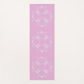 Retroflorroze textuur. yogamat (Voorkant)