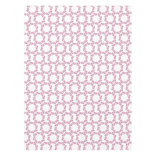 Retroflorvormig ontwerp. tafelkleed (Voorkant)