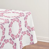 Retroflorvormig ontwerp. tafelkleed (Voorbeeld)