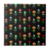 Retrofolkpatroon Tegeltje (Voorkant)