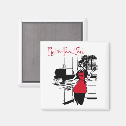 Retrofood magneet (Voorkant / Achterkant)
