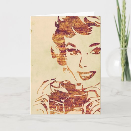 Retrofotograaf Kaart (Voorkant)