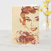 Retrofotograaf Kaart (Gele Bloem)