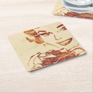 Retrofotograaf Kartonnen Onderzetters