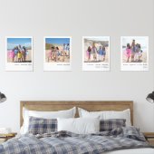 Retrofoto's met handgeschreven lettertype muurkunst sets (Slaapkamer)