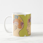 Retrofrenologische Mok (Links)