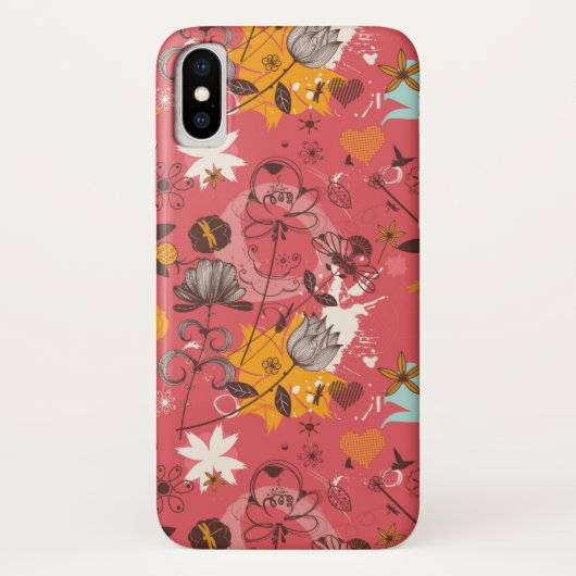 Retrofritrofpatroon 6 Case-Mate iPhone case (Achterkant)