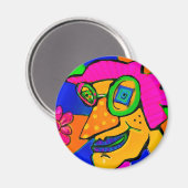 retrofunk magneet (Voorkant / Achterkant)