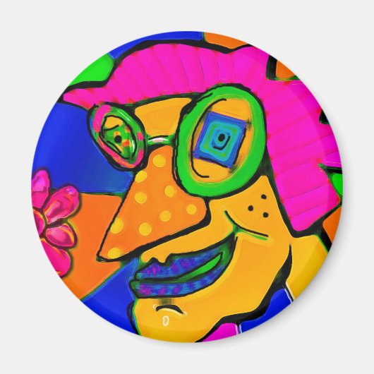 retrofunk magneet (Voorkant)