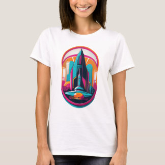 Retrofuturisme - Vintage ontmoet toekomstige kunst T-shirt