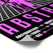 Retrofuturistische kool poster (Hoek)