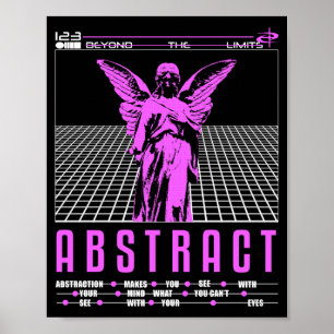 Retrofuturistische kool poster