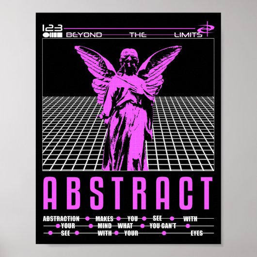Retrofuturistische kool poster (Voorkant)